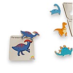 Joc de asociere Guess Who cu dinozauri, 24 piese - imagine 6