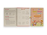 Set 4 caiete reutilizabile cu stilou magic pentru scris și desenat, limba ENGLEZĂ - imagine 9