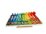 Joc logaritmic Montessori 6 în 1 cu animale - imagine 2