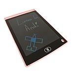 Tabletă cu ecran LCD de 8″, pentru scris și desenat, cu buton de ștergere – roz - imagine 2