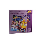 Carte magnetică cu 3 puzzle - Princess and Amusement Park Magnetic Puzzle - imagine 3