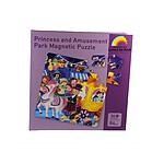 Carte magnetică cu 3 puzzle - Princess and Amusement Park Magnetic Puzzle - imagine 4