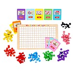 Joc creativ din lemn, Mozaic cu 200 piese