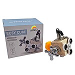 Jucărie senzorială Montessori, Busy cube - imagine 3