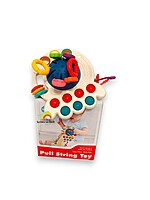 Jucărie senzorială, de dentiție și de motricitate pentru bebeluși OZN Montessori - albastru - imagine 6