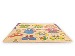 Puzzle încastru îmbracă fata cu codițe, 8 piese - imagine 2