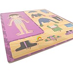 Puzzle din lemn Îmbracă Fata - imagine 3