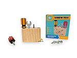 Joc din lemn cu șuruburi metalice Screw Toy - imagine 2