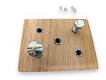 Joc din lemn cu șuruburi metalice Screw Toy - imagine 4