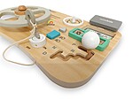 Planșă de activități Montessori Busy Board cu volan - imagine 3
