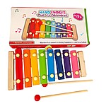 Jucărie muzicală Xilofon cu 8 note, 24 cm