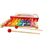 Jucărie muzicală Xilofon cu 8 note, 24 cm - imagine 2