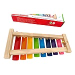 Jucărie muzicală Xilofon cu 8 note, 24 cm - imagine 4