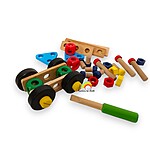 Jucărie educativă pentru asamblat, din lemn și plastic - imagine 2