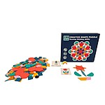 Tangram din lemn cu 180 de piese - imagine 4