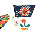 Tangram din lemn cu 180 de piese - imagine 5
