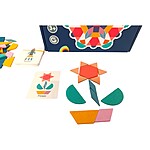Tangram din lemn cu 180 de piese - imagine 6