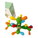Joc din lemn de echilibru, îndemânare, atenție și construcție creativă Cactus Wooden Toy - imagine 5