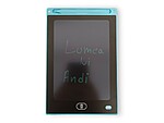 Tabletă cu ecran LCD de 8″, pentru scris și desenat, cu buton de ștergere-albastră