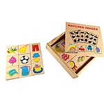 Joc din lemn de asociere cu Umbre – 36 piese asortate - imagine 5