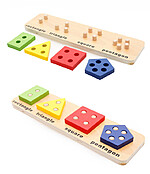 Joc Montessori 4 forme - imagine 4