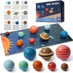 Sistem solar puzzle cu planete 3D
