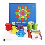 Tangram din lemn cu 155 de piese