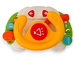 Volan mic interactiv cu sunete și lumini - alb - imagine 2