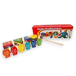 Joc Montessori 2 în 1, sortator și joc de pescuit (peștișori cu dungi)