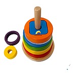 Piramidă Rainbow Tower cu forme, 16 cm - imagine 6
