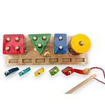 Joc Montessori 2 în 1, sortator și joc de pescuit (figurine cu profesii/meserii) - imagine 2