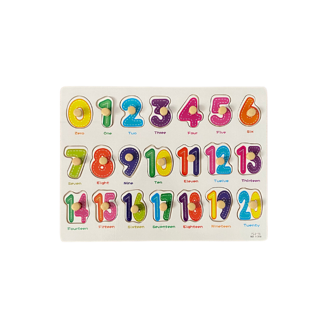 Puzzle-incastru-din-lemn-cu-maner-si-20-de-cifre-02 Puzzle încastru cu numere 0-20, 21 piese - imagine 1