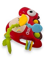 Jucărie senzorială pentru bebeluși Pop-it – model Dinozaur - roșu - imagine 7