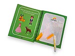 Carte reutilizabilă de colorat cu apă Magic Book - model prințese - imagine 2