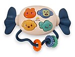 Jucărie interactivă pentru bebeluși Bomboana cu sunete - culoare albastră - imagine 2