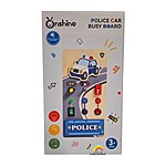 Busy Board Electric din lemn, Mașina de Poliție cu sunete și lumini - imagine 4