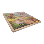 Puzzle încastru mic cu animale domestice - imagine 2