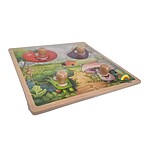Puzzle încastru mic cu legume - imagine 2