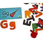 Joc cu litere magnetice și carduri în limba engleză, de tipul alfabetar - imagine 5