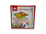 Joc creativ din lemn - Mozaic model cu animale domestice, cu 240 de butoni - imagine 5