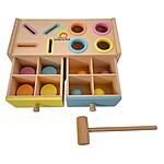 Joc Montessori cutia permanenței cu bile și jetoane - imagine 3