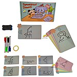 Planșe educaționale reutilizabile pentru desen în simetrie