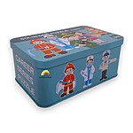 Set de 6 puzzle cu profesii/meserii în cutie metalică - imagine 3
