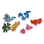 Set de 6 puzzle cu profesii/meserii în cutie metalică - imagine 5