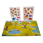 Joc magnetic cu animale din savană cu 23 piese magnetice - imagine 4