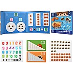 Joc magnetic aritmetic cu 76 piese magnetice