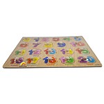 Puzzle încastru cu numere 0-20 - imagine 3