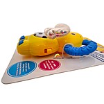 Jucărie zornăitoare și de dentiție cu sunete, pentru bebeluși– model elefănțel - imagine 3