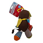 Jucărie senzorială din material textil pentru bebeluși - model Maimuțică - imagine 4