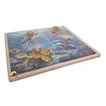 Puzzle încastru mic cu animale marine - imagine 2
